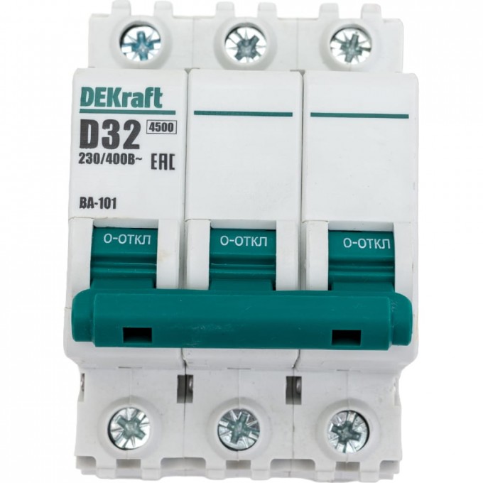 Модульный автоматический выключатель DEKRAFT ВА-101 11129DEK